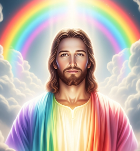 Sacred portrait of Jesus Christ radiating divine authority, peace, and spiritual power, created as a high value collectible Christian artwork