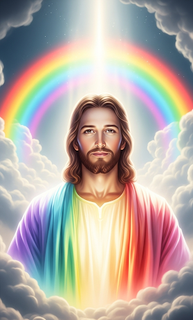 Sacred portrait of Jesus Christ radiating divine authority, peace, and spiritual power, created as a high value collectible Christian artwork